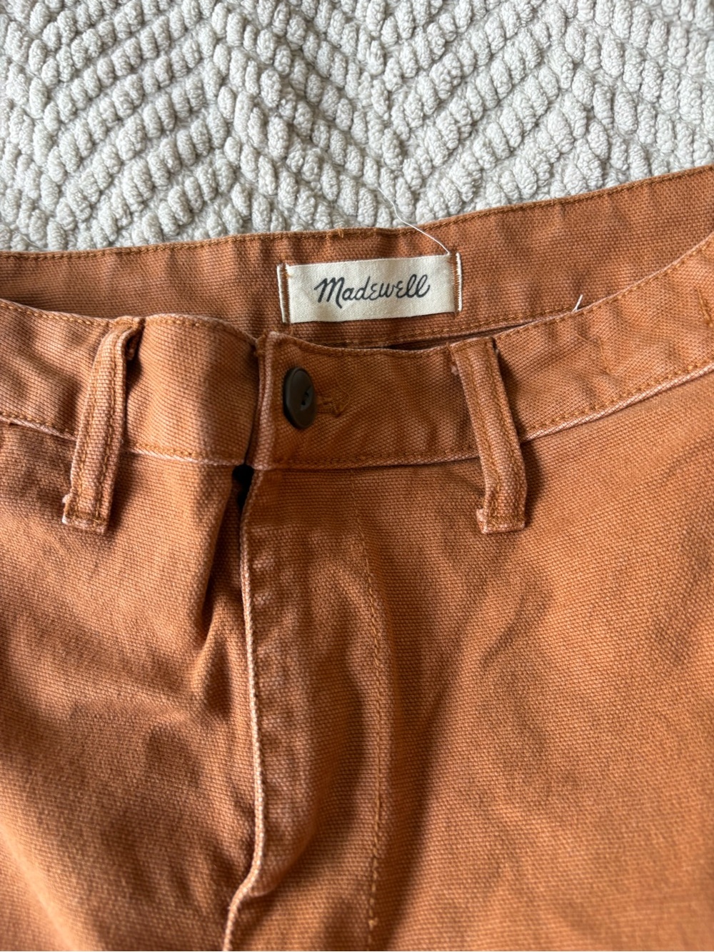 Madewell Women's Rust Orange Jeans - Picture 2 of 5